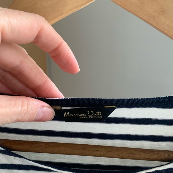 Nautical Stripe Cotton Minidress - Picture 4 of 4